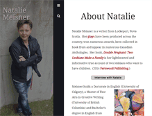 Tablet Screenshot of nataliemeisner.com